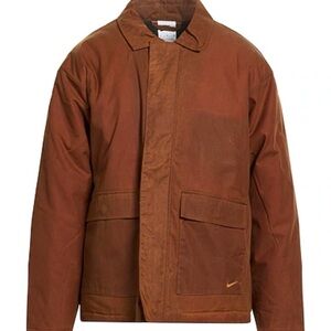 NEW $275 NIKE LIFE WAXED CANVAS WORK JACKET BRITISH TAN BROWN FN3130-281 SZ XL